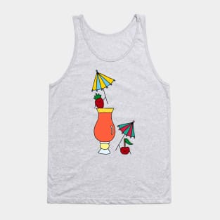 Fruity Cocktail Party Tank Top